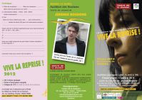 Dépliant 3 volets pour le Centre de la Chansonà Paris